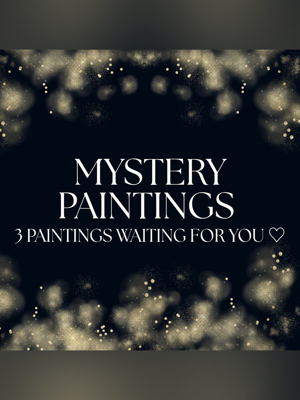 3 HANDCRAFTED MYSTERY PAINTING HANDPAINTED ARTWORK HANDMADE ART DECOR
